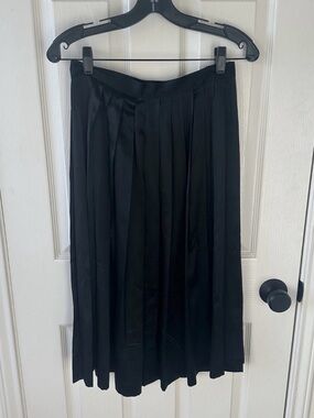 Christian Dior Vintage Accordion Silk Skirt Vintage Size 10 Or Modern 4